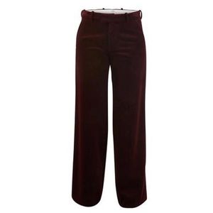 NWT VINCE Brown Velvet Trouser Pants 10